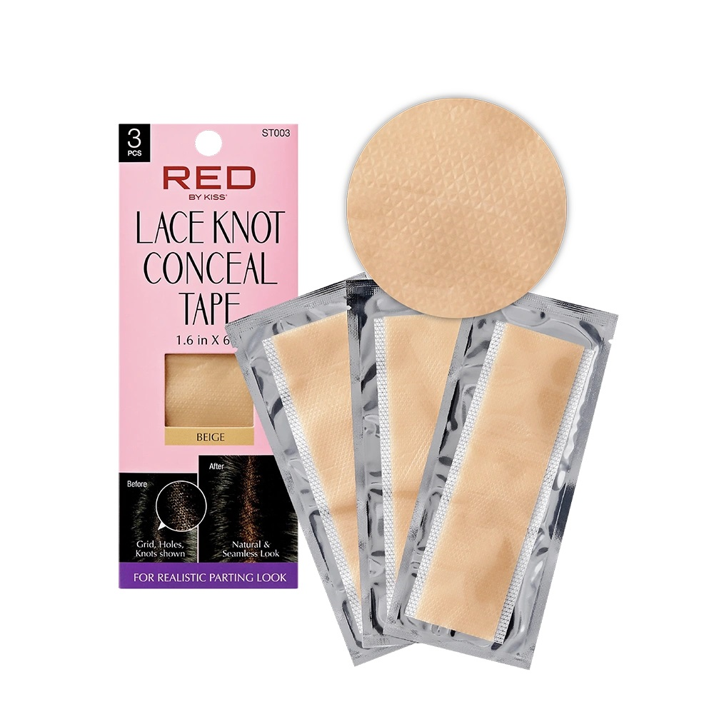 Red Lace Knot Conceal Tape 3 pcs