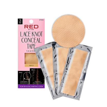 Red Lace Knot Conceal Tape 3 pcs