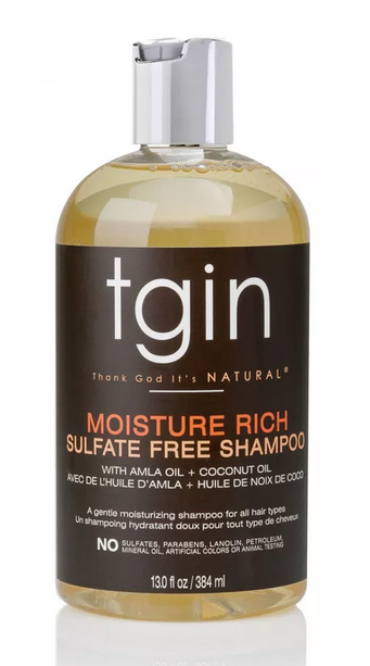 Tgin Moisture Rich Shampoo Sulfate Free 13 oz