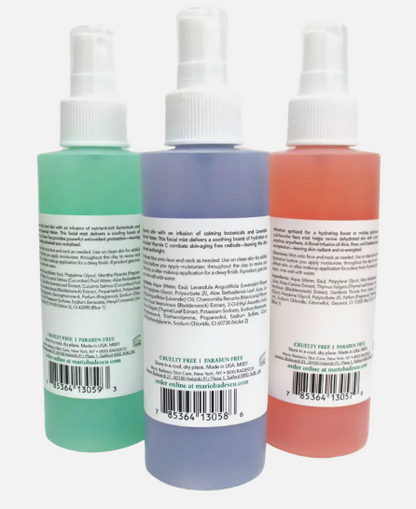 3 Piece Mario Badescu Facial Spray Variety Pack 6 oz Each