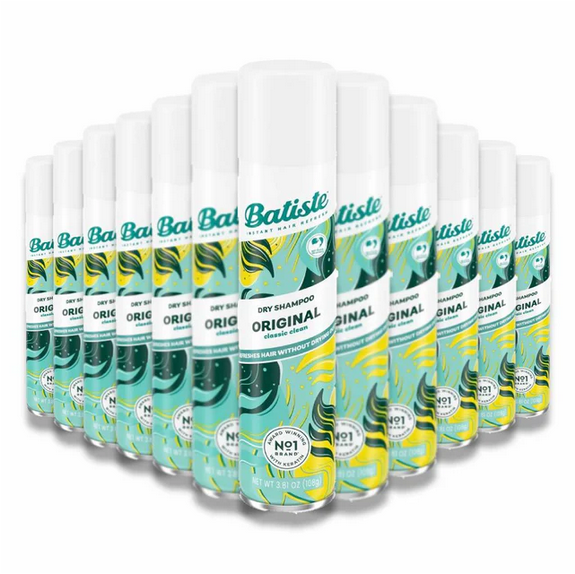 12 Pack Batiste Dry Shampoo Original 3.81 oz