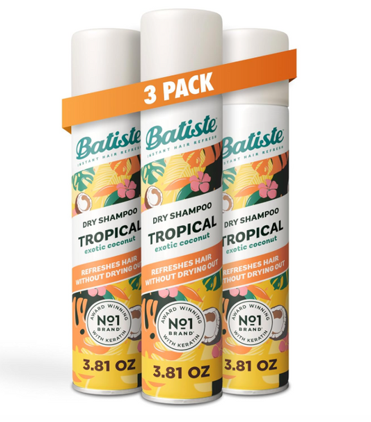 Batiste Dry Shampoo Tropical Scent Packs