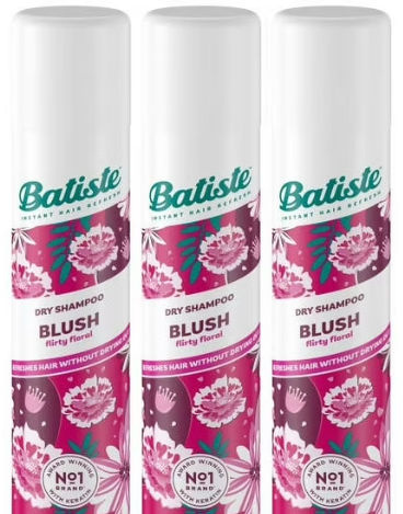 3 Pack Batiste Blush Dry Shampoo 3.81 oz