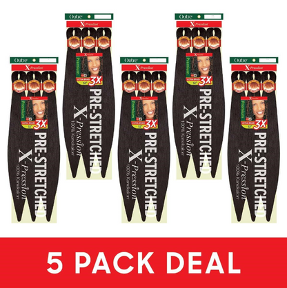 5 Pack X-Pression 52"