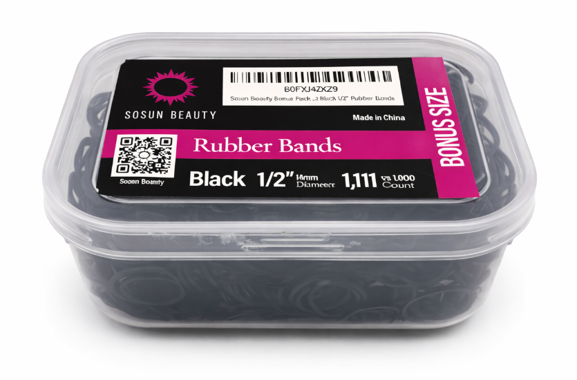 Sosun Beauty 1111 Count Rubber Bands