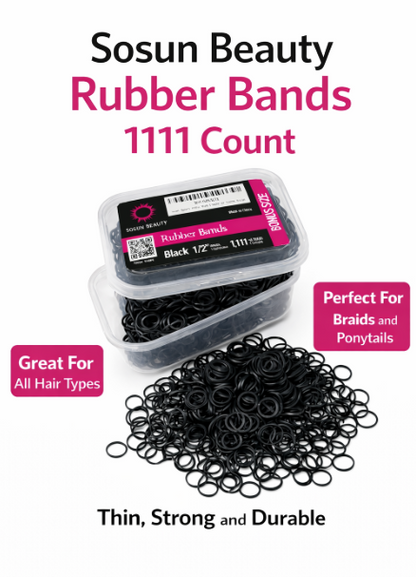 Sosun Beauty 1111 Count Rubber Bands