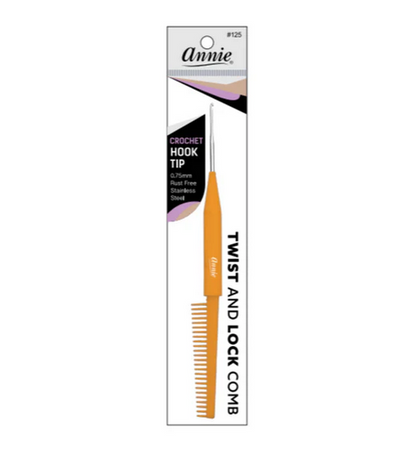 Annie Twist & Lock Comb with Crochet Hook #125