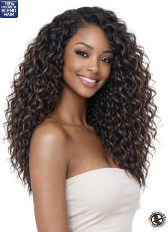Bobbi Boss Aurelia MBLF271 Nu Lace Glueless 13x2 Human Hair Blend Wig