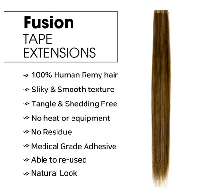 Hair Couture 100% Human Remy Hair Tape-In Extensions