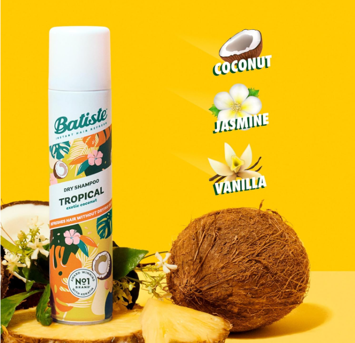 Batiste Dry Shampoo Tropical Scent Packs
