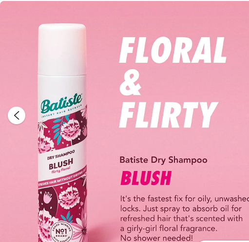 6 Pack Batiste Blush Dry Shampoo 3.81 oz