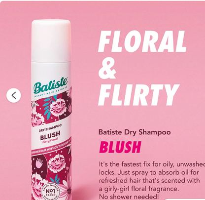 6 Pack Batiste Blush Dry Shampoo 3.81 oz