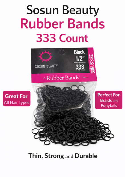 Sosun Beauty 333 Count Rubber Bands