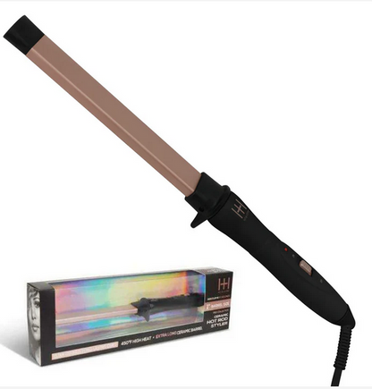 Hot & Hotter Ceramic Hot Rod Styler Wand 1" Rose Gold