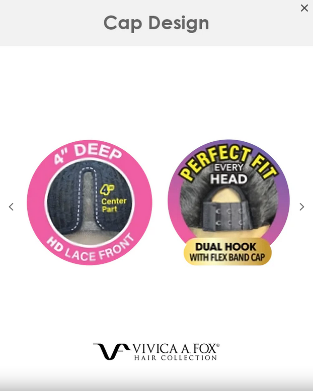 Vivica A Fox Perfect Fit Chantelle Deep Lace Front Wig