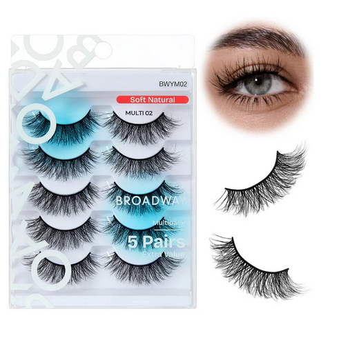Broadway Faux Mink Wispy Volume Strip Eyelashes
