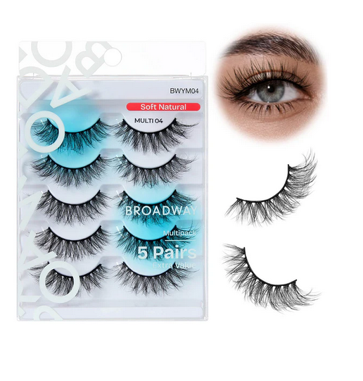 Broadway Faux Mink Wispy Volume Strip Eyelashes