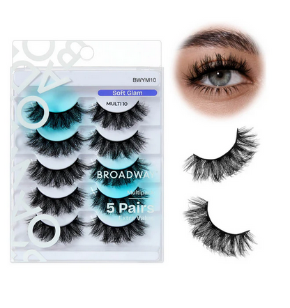 Broadway Faux Mink Wispy Volume Strip Eyelashes