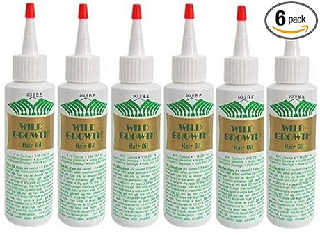 Wild Growth Hair Oil 4oz 6 Pack  (White)