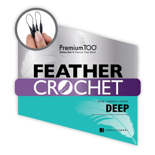 Sensationnel Human Hair Blend Premium Too Feather Crochet Deep 18"