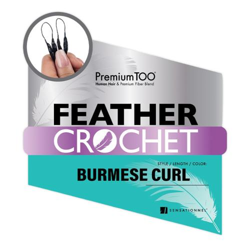 Sensationnel Crochet Braids Premium Too Feather Crochet Burmese Curl 14"