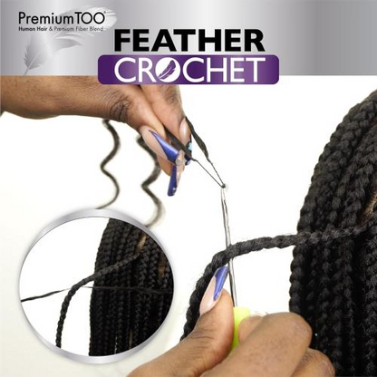 Sensationnel Crochet Braids Premium Too Feather Crochet Burmese Curl 14"