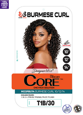 Miss Origin Core Burmese Curl 10"/12"/14" MO3PBU14