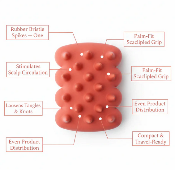 Annie Effortless Detangler Scalp Massage Brush 363