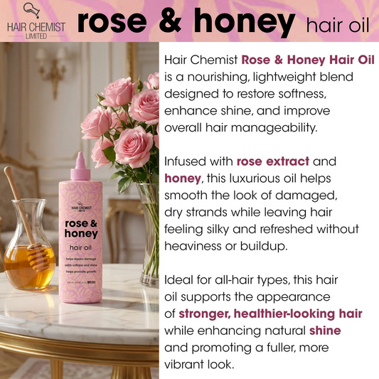 Hair Chemist Rose & Honey Hair Oil 8oz