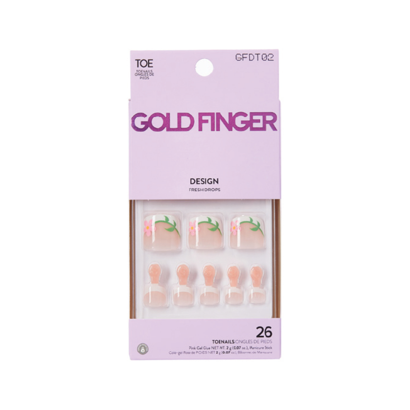 GoldFinger Design Toenails