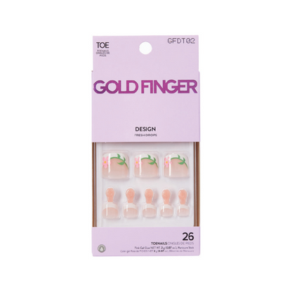 GoldFinger Design Toenails