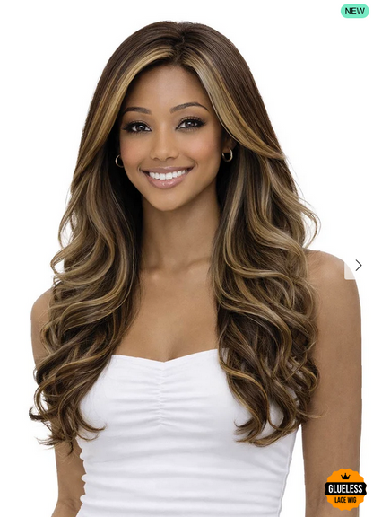 Bobbi Boss Solara MLF1015 Nu Lace Glueless 13x4 Deep Synthetic Lace Front Wig
