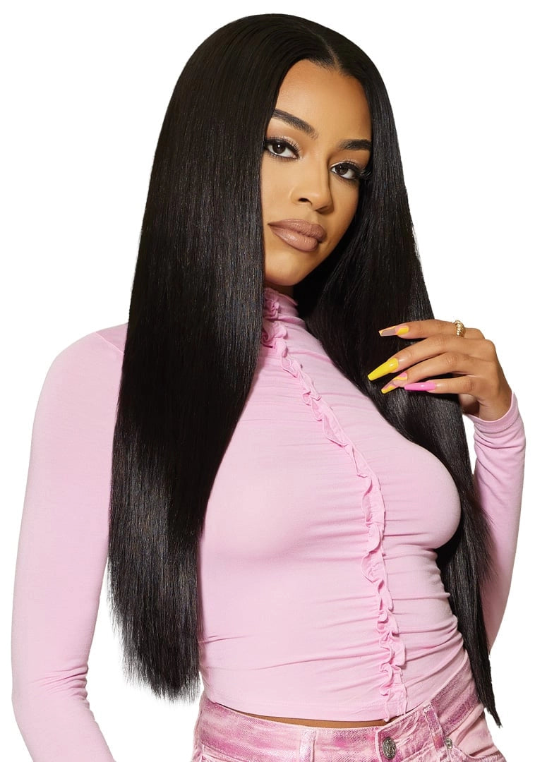 Sugar Punch Straight 10" Double Drawn Remy Hair Extensions