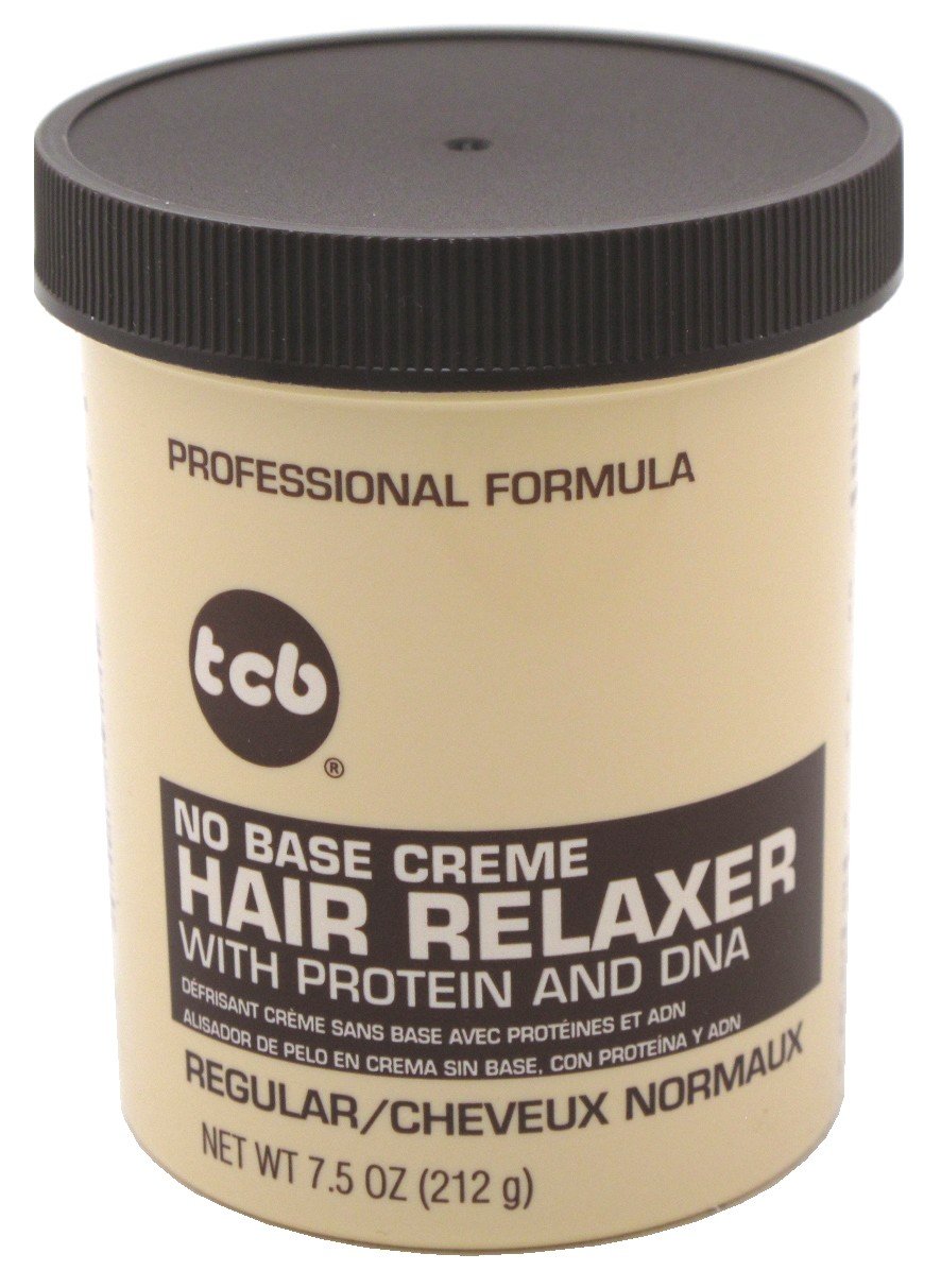 TCB No Base Creme Hair Relaxer Regular 7.5 oz