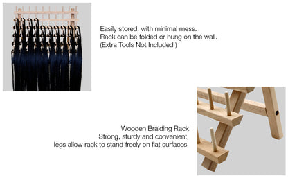 TRS Wood Braiding Rack SWB0001