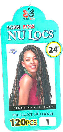 Bobbi Boss Synthetic Braids Nu Locs 24" 120 pcs Multi