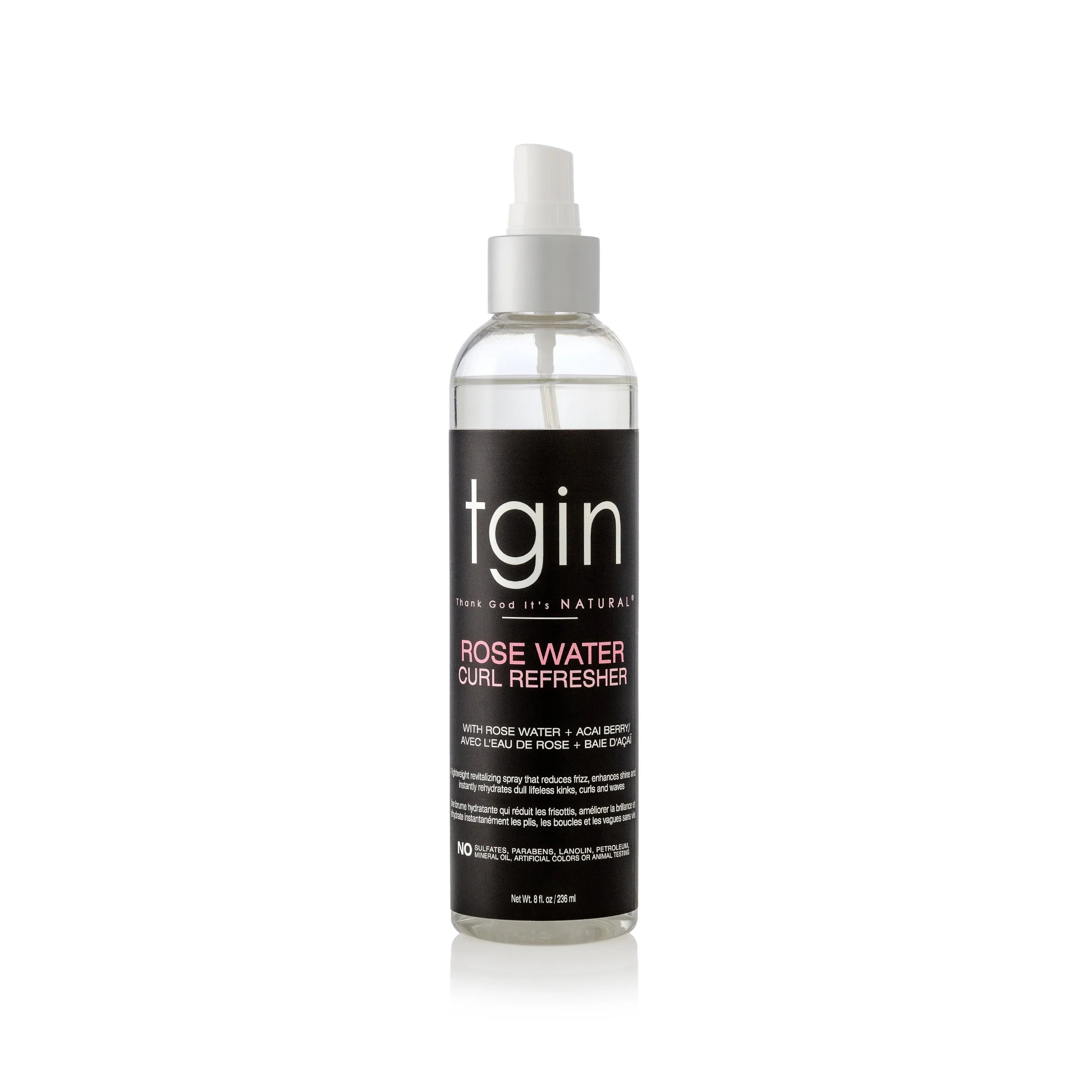 Tgin Rosewater Curl Refresher 8 oz.