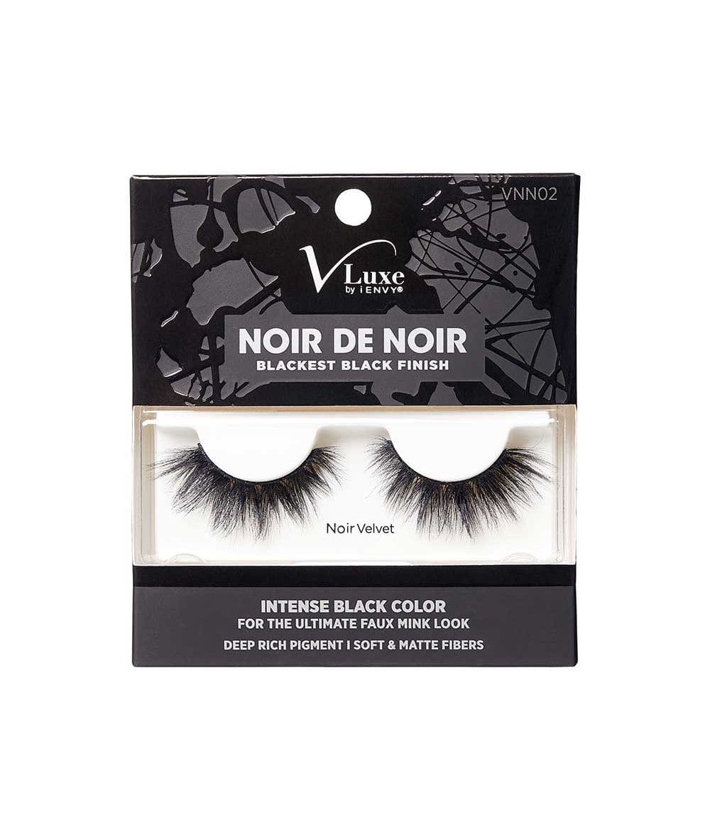 Kiss iEnvy V-Luxe Noir De Noir Collection Strip Lashes