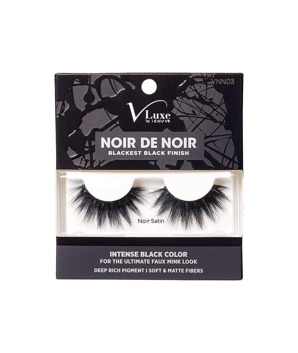 Kiss iEnvy V-Luxe Noir De Noir Collection Strip Lashes