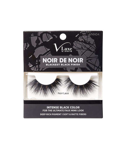 Kiss iEnvy V-Luxe Noir De Noir Collection Strip Lashes