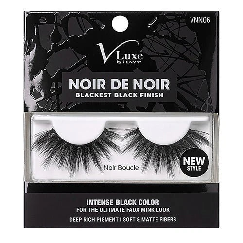 Kiss iEnvy V-Luxe Noir De Noir Collection Strip Lashes