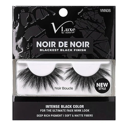 Kiss iEnvy V-Luxe Noir De Noir Collection Strip Lashes