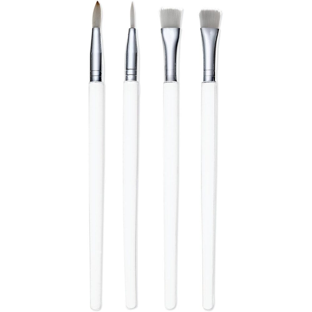 DL Professional 4 PC Gel Nail Brush Set #DL-C95