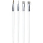 DL Professional 4 PC Gel Nail Brush Set #DL-C95