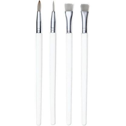 DL Professional 4 PC Gel Nail Brush Set #DL-C95