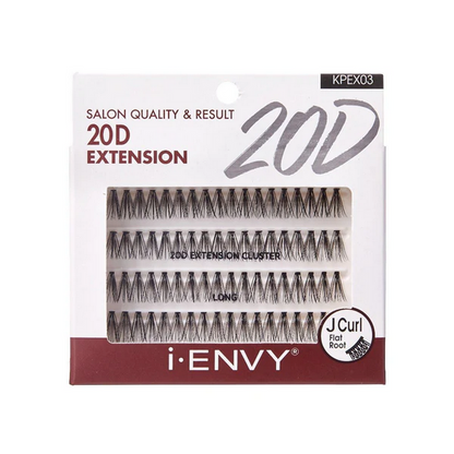 Kiss i-Envy 20D Lash Extension Clusters