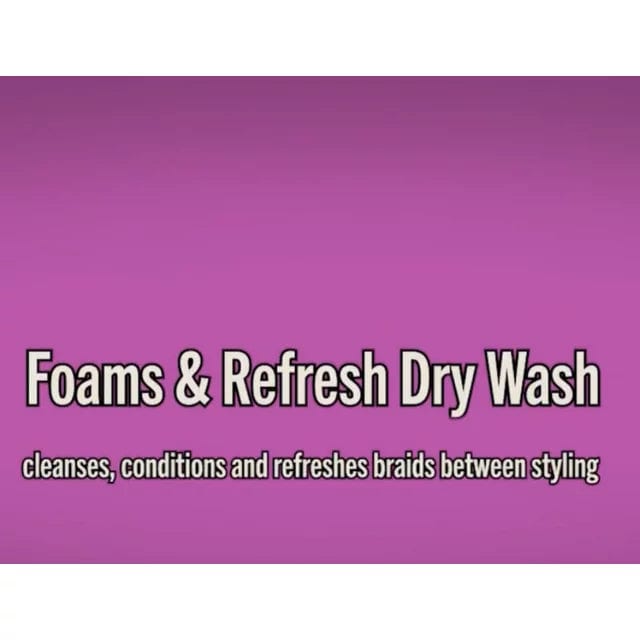 JML Braids Your Way Braid Foam Dry Wash 8 oz