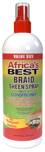 AFRICA'S BEST BRAID SHEEN SPRAY 16OZ
