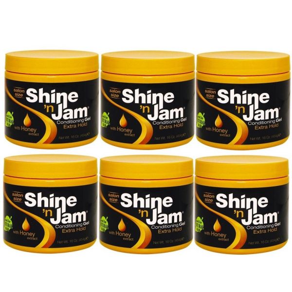 6 Pack Ampro Shine Jam Extra 16 oz