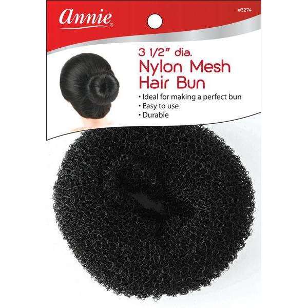 Annie Hair Bun Donut Type 3.5", Nylon Mesh #3274